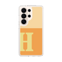 スリムプロテクションケース［ オリジナル - initial two tone - H orange ］