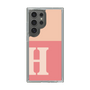 スリムプロテクションケース［ オリジナル - initial two tone - H pink ］