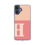 スリムプロテクションケース［ オリジナル - initial two tone - H pink ］