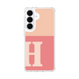 スリムプロテクションケース［ オリジナル - initial two tone - H pink ］