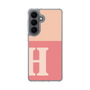 スリムプロテクションケース［ オリジナル - initial two tone - H pink ］