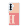 スリムプロテクションケース［ オリジナル - initial two tone - H pink ］
