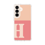 スリムプロテクションケース［ オリジナル - initial two tone - H pink ］