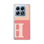 スリムプロテクションケース［ オリジナル - initial two tone - H pink ］