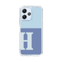 スリムプロテクションケース［ オリジナル - initial two tone - H blue ］