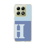 スリムプロテクションケース［ オリジナル - initial two tone - H blue ］