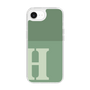 スリムプロテクションケース［ オリジナル - initial two tone - H green ］