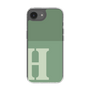 スリムプロテクションケース［ オリジナル - initial two tone - H green ］