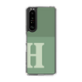スリムプロテクションケース［ オリジナル - initial two tone - H green ］