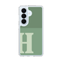 スリムプロテクションケース［ オリジナル - initial two tone - H green ］