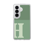 スリムプロテクションケース［ オリジナル - initial two tone - H green ］