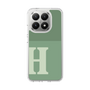 スリムプロテクションケース［ オリジナル - initial two tone - H green ］