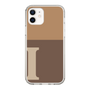 スリムプロテクションケース［ オリジナル - initial two tone - I brown ］