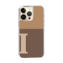 スリムプロテクションケース［ オリジナル - initial two tone - I brown ］