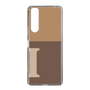 スリムプロテクションケース［ オリジナル - initial two tone - I brown ］