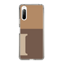 スリムプロテクションケース［ オリジナル - initial two tone - I brown ］