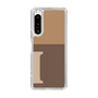 スリムプロテクションケース［ オリジナル - initial two tone - I brown ］