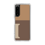 スリムプロテクションケース［ オリジナル - initial two tone - I brown ］