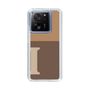 スリムプロテクションケース［ オリジナル - initial two tone - I brown ］