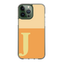 スリムプロテクションケース［ オリジナル - initial two tone - J orange ］