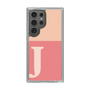 スリムプロテクションケース［ オリジナル - initial two tone - J pink ］