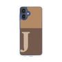 スリムプロテクションケース［ オリジナル - initial two tone - J brown ］
