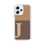 スリムプロテクションケース［ オリジナル - initial two tone - J brown ］