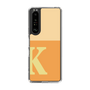 スリムプロテクションケース［ オリジナル - initial two tone - K orange ］