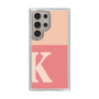 スリムプロテクションケース［ オリジナル - initial two tone - K pink ］