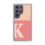 スリムプロテクションケース［ オリジナル - initial two tone - K pink ］