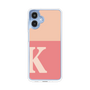 スリムプロテクションケース［ オリジナル - initial two tone - K pink ］