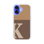 スリムプロテクションケース［ オリジナル - initial two tone - K brown ］