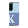 スリムプロテクションケース［ オリジナル - initial two tone - K blue ］