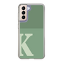 スリムプロテクションケース［ オリジナル - initial two tone - K green ］