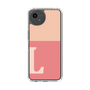 スリムプロテクションケース［ オリジナル - initial two tone - L pink ］