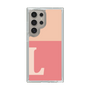 スリムプロテクションケース［ オリジナル - initial two tone - L pink ］
