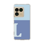 スリムプロテクションケース［ オリジナル - initial two tone - L blue ］