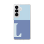 スリムプロテクションケース［ オリジナル - initial two tone - L blue ］