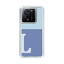 スリムプロテクションケース［ オリジナル - initial two tone - L blue ］