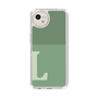 スリムプロテクションケース［ オリジナル - initial two tone - L green ］