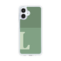 スリムプロテクションケース［ オリジナル - initial two tone - L green ］