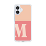 スリムプロテクションケース［ オリジナル - initial two tone - M pink ］