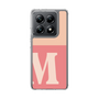 スリムプロテクションケース［ オリジナル - initial two tone - M pink ］