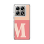 スリムプロテクションケース［ オリジナル - initial two tone - M pink ］