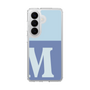 スリムプロテクションケース［ オリジナル - initial two tone - M blue ］