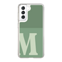 スリムプロテクションケース［ オリジナル - initial two tone - M green ］