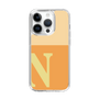 スリムプロテクションケース［ オリジナル - initial two tone - N orange ］