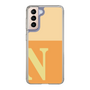 スリムプロテクションケース［ オリジナル - initial two tone - N orange ］