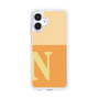 スリムプロテクションケース［ オリジナル - initial two tone - N orange ］