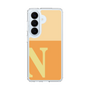 スリムプロテクションケース［ オリジナル - initial two tone - N orange ］